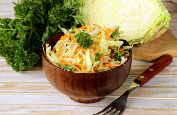 cabbage with parsley for Japanese food