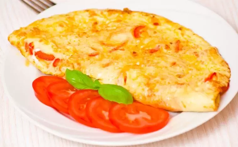 omelet with tomatoes for egg diet