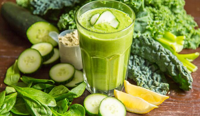 Cucumber and herb based smoothies effectively burn fat