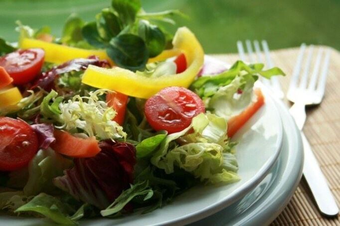vegetable salads for weight loss on proper nutrition